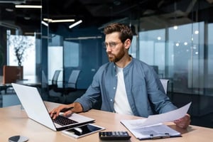 man-reviewing-work